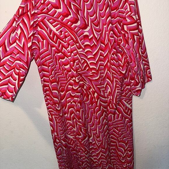 Zara Printed Kaftan Dress SIZE LARGE - Picture 4 of 4